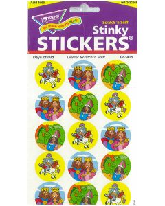 Scratch 'n Sniff Stinky Stickers Days of Old 