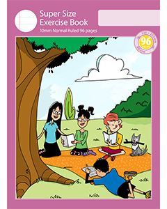 Super Size Exercise Book 10mm Normal Ruled 96pp