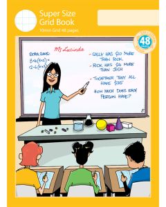 Super Size Grid Book 10mm Grid 48pp
