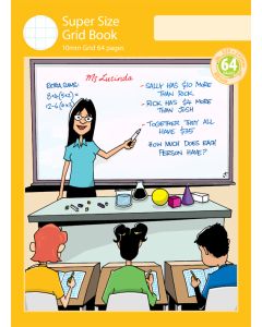 Super Size Grid Book 10mm Grid 64pp