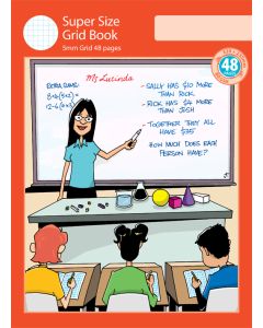 Super Size Grid Book 5mm Grid 48pp