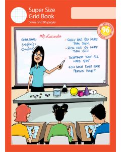 Super Size Grid Book 5mm Grid 96pp