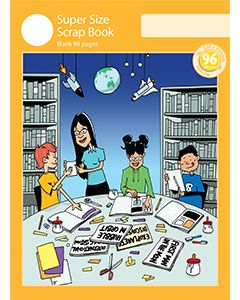 Super Size Scrap Book 96pp Yellow Cover