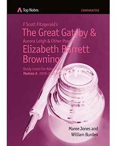 Top Notes: F Scott Fitzgerald's The Great Gatsby & Aurora Leigh & Other Poems: Elizabeth Barrett Browning (purple)