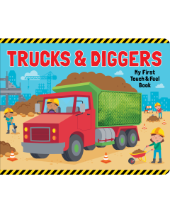 Touch and Feel Board Book - Trucks and Diggers