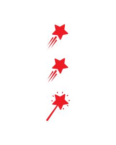 ATA teacher's Stamp: Two Stars and a Wish Merit stamp - TS2366