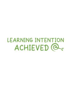 ATA Teacher's Stamp: Learning Intention Achieved - TS2371