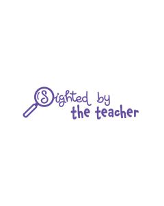 ATA Teacher's Stamp: Sighted by the Teacher - TS2376