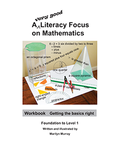 A very good literacy focus on Mathematics Book 1 Workbook: Getting the Basics Right with CD