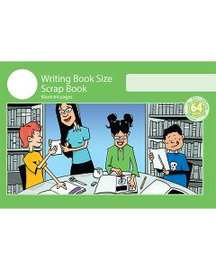 Writing Book Size Scrap Book 64pp Green Cover