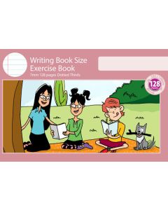 Writing Book Size Exercise Book 7mm 128pp Dotted Thirds