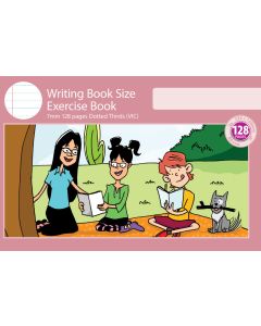 Writing Book Size Exercise Book 7mm 128pp Dotted Thirds VIC