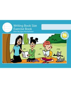 Writing Book Size Exercise Book 8mm Normal Ruled 96pp