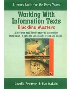 Working with Information Texts Blackline Masters - Literacy Units for the Early Years