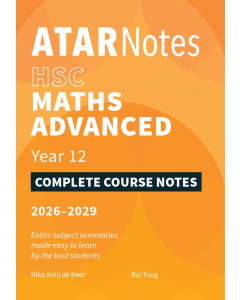 ATAR Notes HSC Year 12 Mathematics Advanced Notes (2026-2029)