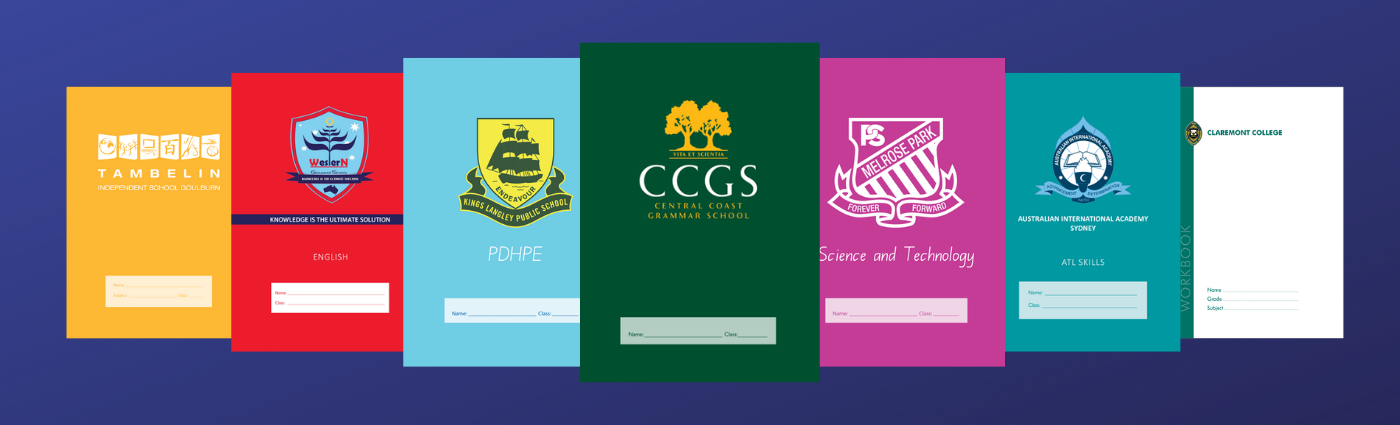 How to customise your own Exercise Books