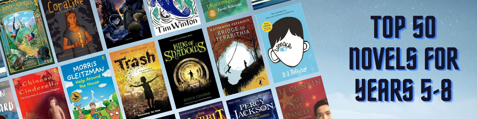 Top 50 Middle Fiction Novels 